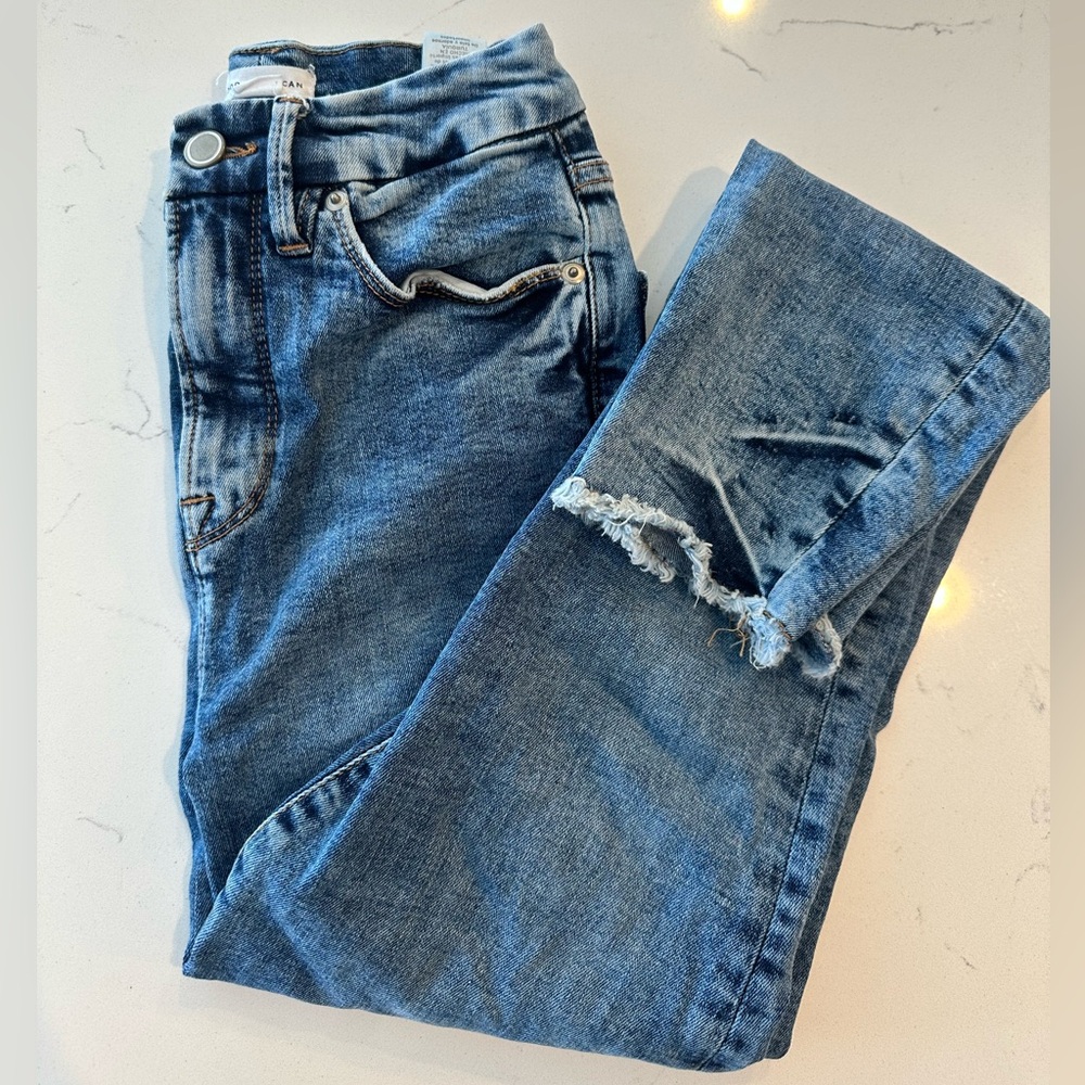 Good American Good Waist Crop